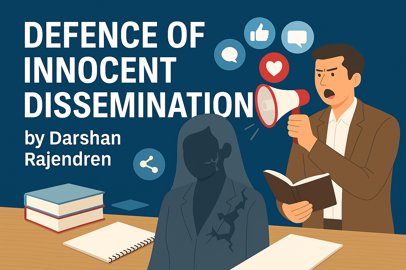 Deffence Of Innocent Dissemination: Is it an unethical safe house for social media to circumvent defamation liabilities Preview